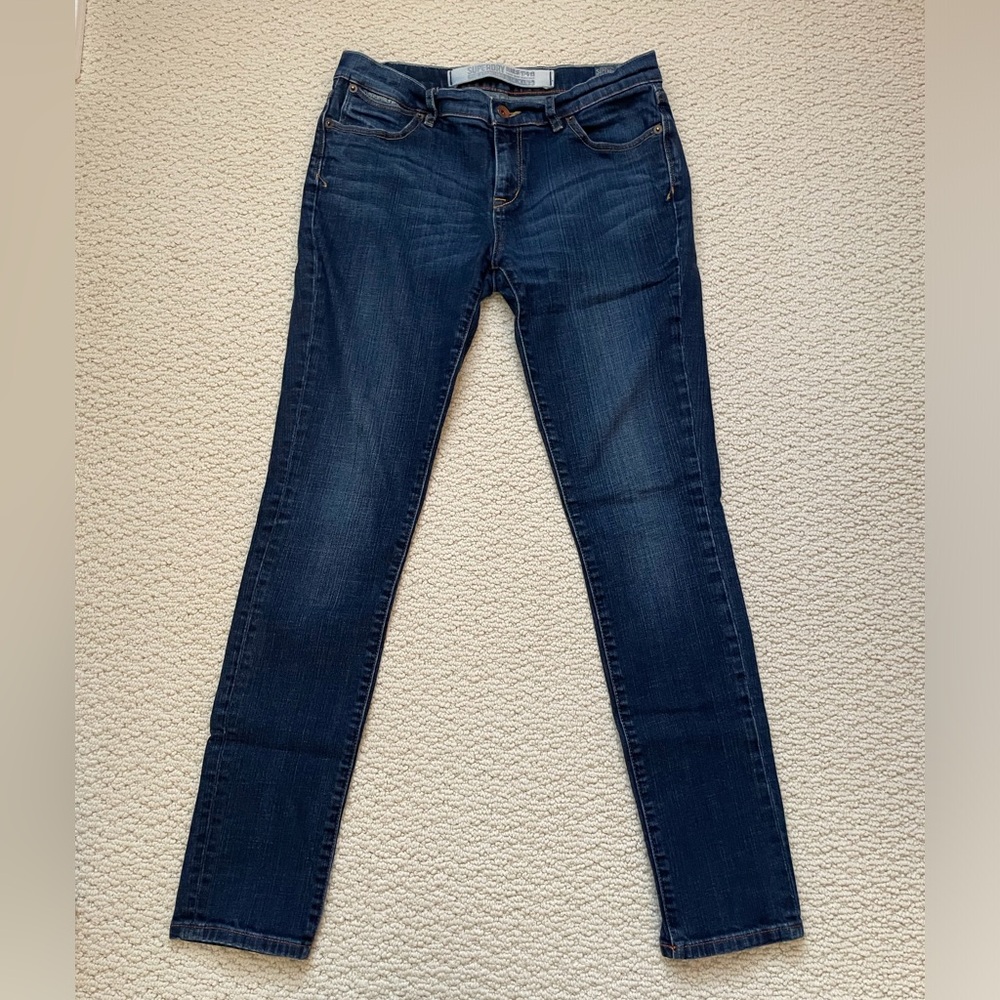 SUPERDRY low-mid rise slim jeans